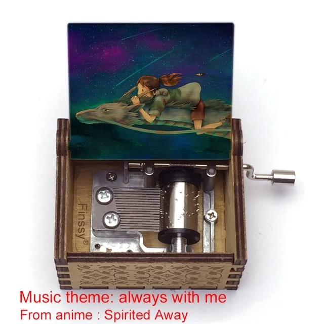 Spirited Away Wooden Music Box Vintage Style 20 Spirited Away Wooden Music Box Vintage Style - Image 18