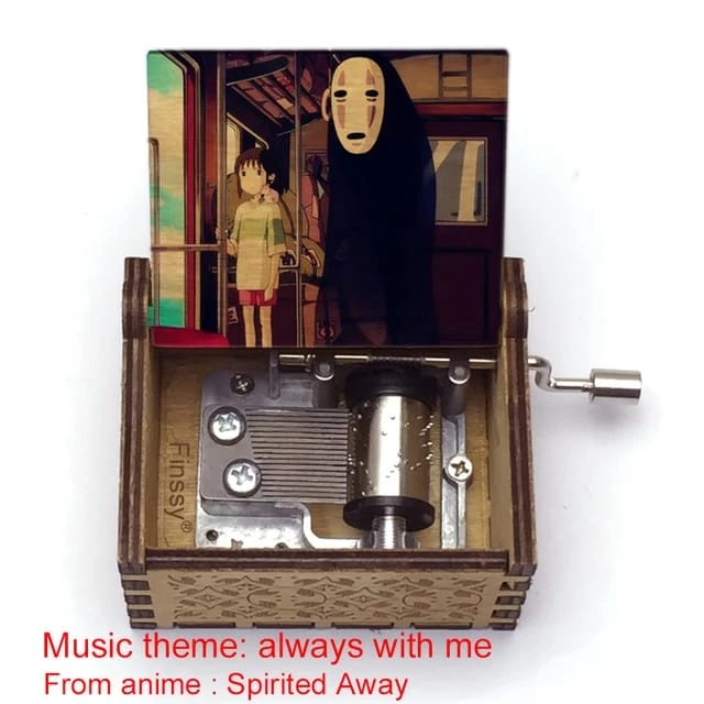 Spirited Away Wooden Music Box Vintage Style 22 Spirited Away Wooden Music Box Vintage Style - Image 20