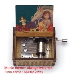 Spirited Away Wooden Music Box Vintage Style 32 Spirited Away Wooden Music Box Vintage Style -Ghibli Shop Wooden Hand ed Music Box chihiro color print Spirited Away music theme always with me Home.jpg 640x640 3