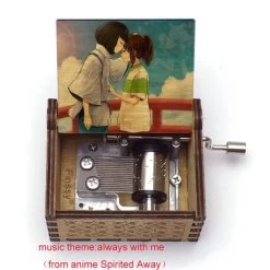 Spirited Away Wooden Music Box Vintage Style 26 Spirited Away Wooden Music Box Vintage Style -Ghibli Shop Wooden Hand ed Music Box chihiro color print Spirited Away music theme always with me Home.jpg 640x640 34