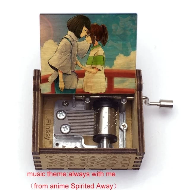 Spirited Away Wooden Music Box Vintage Style 7 Spirited Away Wooden Music Box Vintage Style - Image 5