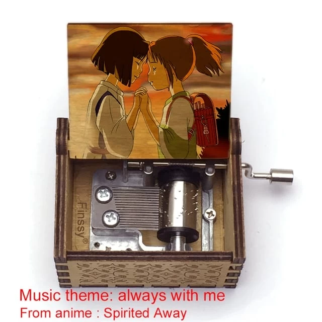Spirited Away Wooden Music Box Vintage Style 15 Spirited Away Wooden Music Box Vintage Style - Image 13