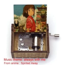 Spirited Away Wooden Music Box Vintage Style 35 Spirited Away Wooden Music Box Vintage Style -Ghibli Shop Wooden Hand ed Music Box chihiro color print Spirited Away music theme always with me Home.jpg 640x640 6