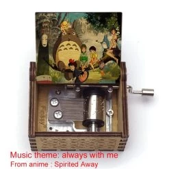 Spirited Away Wooden Music Box Vintage Style 36 Spirited Away Wooden Music Box Vintage Style -Ghibli Shop Wooden Hand ed Music Box chihiro color print Spirited Away music theme always with me Home.jpg 640x640 7