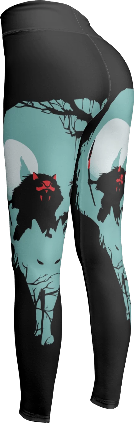 Princess Mononoke Leggings Style 8 4 Princess Mononoke Leggings Style 8 - Image 2