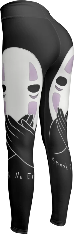 Spirited Away No Face Kaonashi Legging -Ghibli Shop leg 590 3D