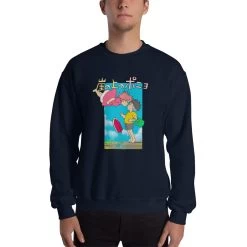 Ponyo On The Cliff By The Sea Poster Sweatshirt Unisex 32 Ponyo On The Cliff By The Sea Poster Sweatshirt Unisex -Ghibli Shop mockup 00204117 1
