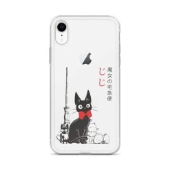 Kiki’s Delivery Service – Jiji Family IPhone Case -Ghibli Shop mockup 00be5cc5