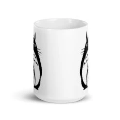 My Neighbor Totoro Black & White Mug -Ghibli Shop mockup 01280383