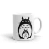 My Neighbor Totoro Black & White Mug -Ghibli Shop mockup 020829b4