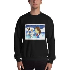 The Cat Returns Sweatshirt Unisex -Ghibli Shop mockup 02e239d6