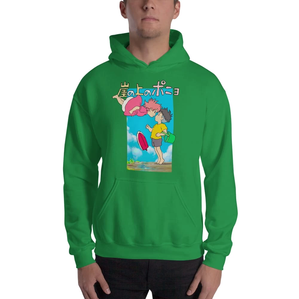Ponyo On The Cliff By The Sea Poster Hoodie Unisex 19 Ponyo On The Cliff By The Sea Poster Hoodie Unisex - Image 17
