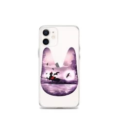Kiki’s Delivery Service – Purple Jiji IPhone Case -Ghibli Shop mockup 0449d917