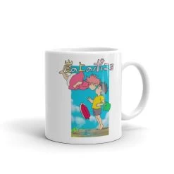 Ponyo On The Cliff By The Sea Poster Coffee Mug -Ghibli Shop mockup 04787c65 1