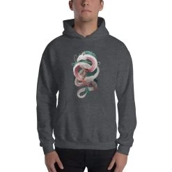 Spirited Away – Haku Dragon Hoodie Unisex -Ghibli Shop mockup 0853dd22