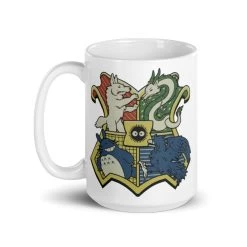 Studio Ghibli Characters As Hogwarts House Mug -Ghibli Shop mockup 08755be1