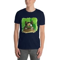 My Neighbor Totoro & Mei Water Color Art T Shirt -Ghibli Shop mockup 0ac4eb1a