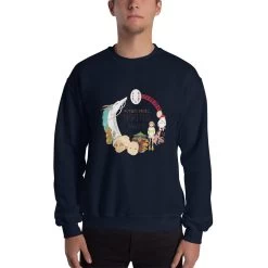 Spirited Away Compilation Characters Sweatshirt Unisex -Ghibli Shop mockup 0f7e9b5d