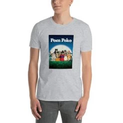Pom Poko Poster T Shirt Unisex -Ghibli Shop mockup 10aeea08