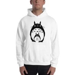 My Neighbor Totoro Black & White Hoodie Unisex 30 My Neighbor Totoro Black & White Hoodie Unisex -Ghibli Shop mockup 10ea789c