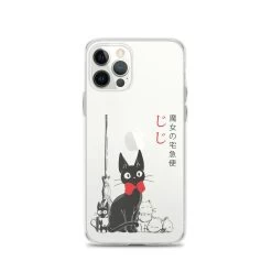 Kiki’s Delivery Service – Jiji Family IPhone Case -Ghibli Shop mockup 1e14332f