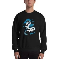 Spirited Away – Sen Riding Haku Dragon Sweatshirt 25 Spirited Away – Sen Riding Haku Dragon Sweatshirt -Ghibli Shop mockup 20346258 1
