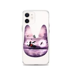 Kiki’s Delivery Service – Purple Jiji IPhone Case -Ghibli Shop mockup 23ed2fb2