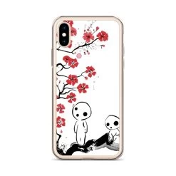 Princess Mononoke – Tree Spirits On The Cherry Blossom IPhone Case -Ghibli Shop mockup 247cd79f