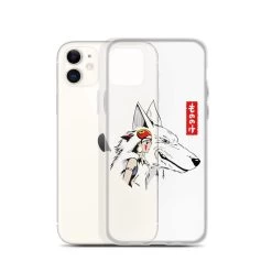 Princess Mononoke – San And The Wolf IPhone Case -Ghibli Shop mockup 2c8604e1
