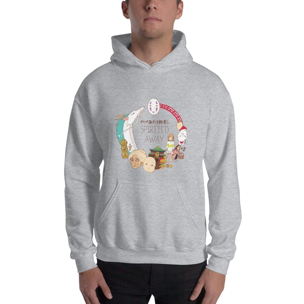 Spirited Away Compilation Characters Hoodie Unisex 20 Spirited Away Compilation Characters Hoodie Unisex - Image 18
