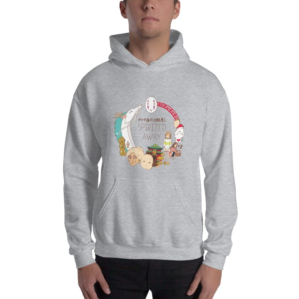 Spirited Away Compilation Characters Hoodie Unisex 9 Spirited Away Compilation Characters Hoodie Unisex - Image 7