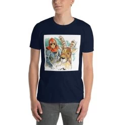 Princess Mononoke – Ashitaka Water Color T Shirt -Ghibli Shop mockup 313c40f5