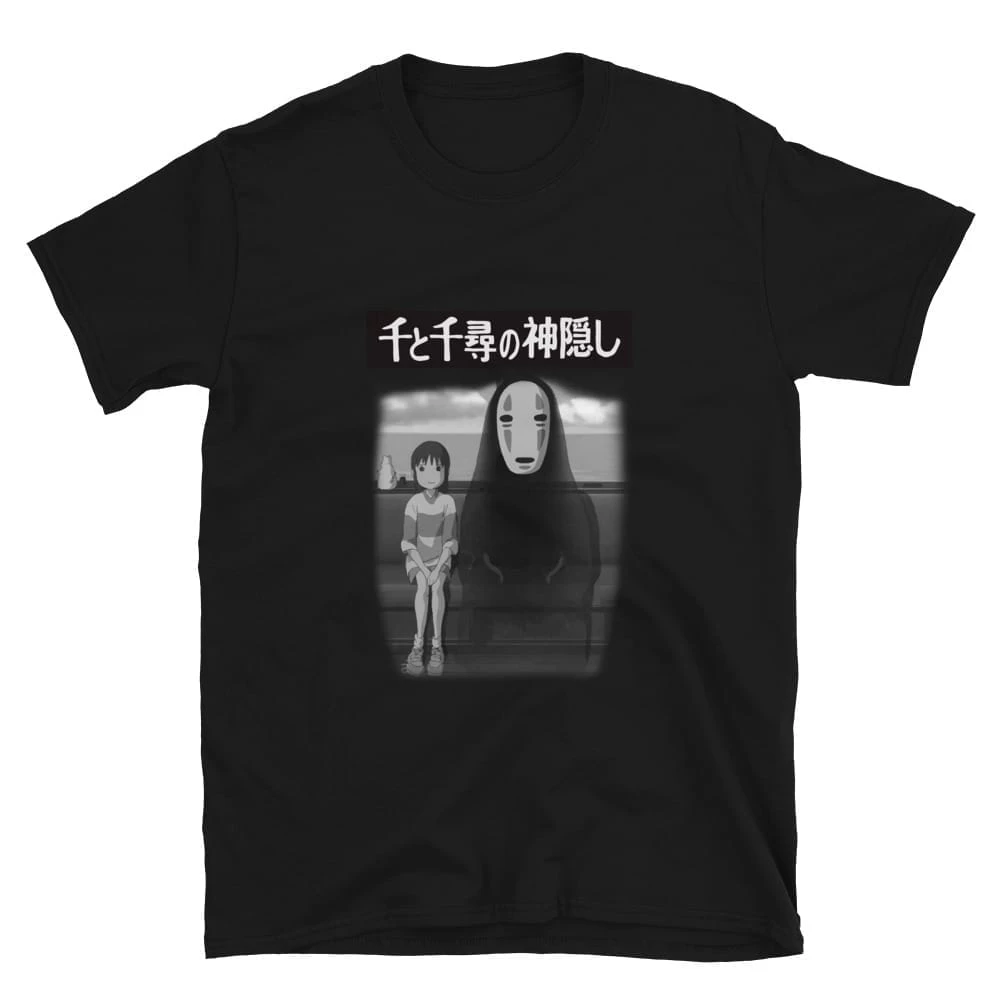 Spirited Away – Chihiro And No Face On The Train T Shirt 3 Spirited Away – Chihiro And No Face On The Train T Shirt