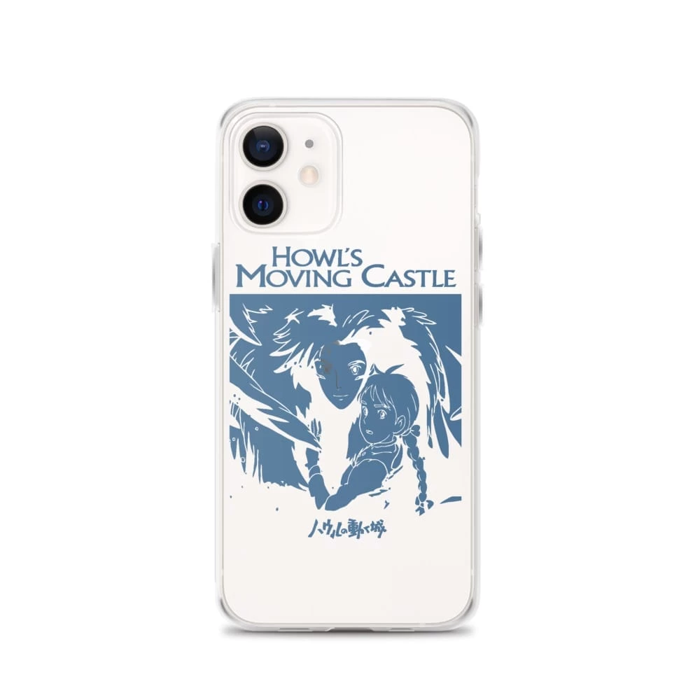 Howl’s Moving Castle Black & White IPhone Case 7 Howl’s Moving Castle Black & White IPhone Case - Image 5