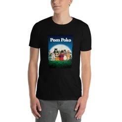 Pom Poko Poster T Shirt Unisex -Ghibli Shop mockup 35fd6871