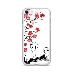 Princess Mononoke – Tree Spirits On The Cherry Blossom IPhone Case -Ghibli Shop mockup 3e451469
