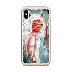 Princess Mononoke – Forest Guardian IPhone Case -Ghibli Shop mockup 48f286db