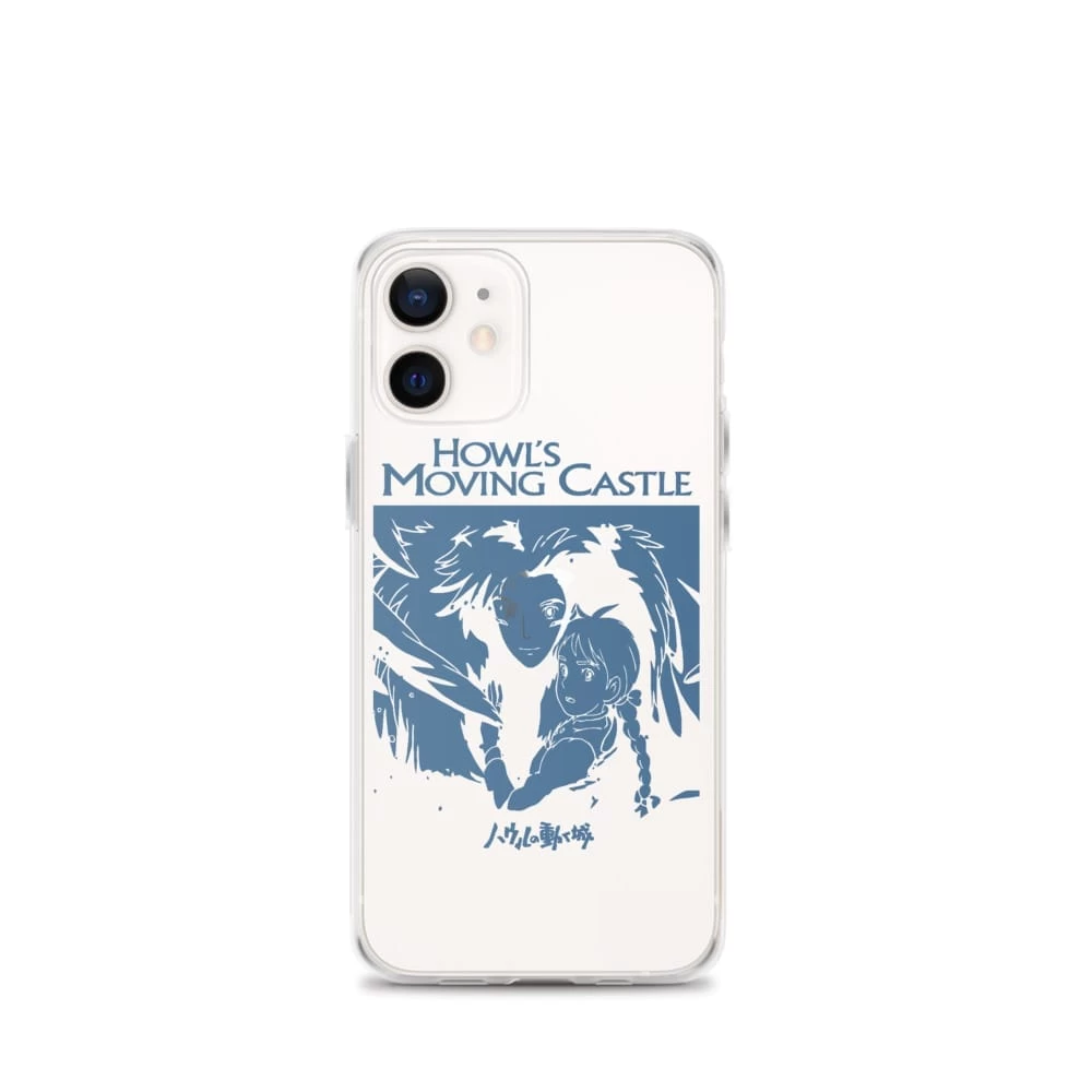 Howl’s Moving Castle Black & White IPhone Case 8 Howl’s Moving Castle Black & White IPhone Case - Image 6