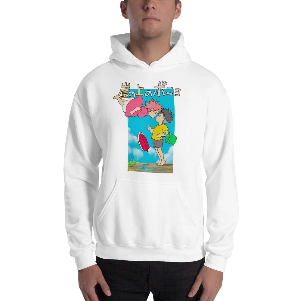 Ponyo On The Cliff By The Sea Poster Hoodie Unisex 12 Ponyo On The Cliff By The Sea Poster Hoodie Unisex - Image 10