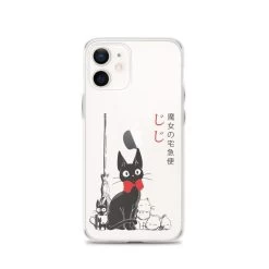 Kiki’s Delivery Service – Jiji Family IPhone Case -Ghibli Shop mockup 4c54af01
