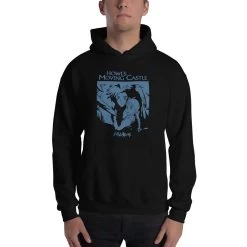 Howl’s Moving Castle Black & White Hoodie Unisex -Ghibli Shop mockup 4def25c4 1