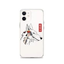 Princess Mononoke – San And The Wolf IPhone Case -Ghibli Shop mockup 4e5eb71c