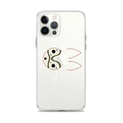 Princess Mononoke Minimalist IPhone Case -Ghibli Shop mockup 503d127f