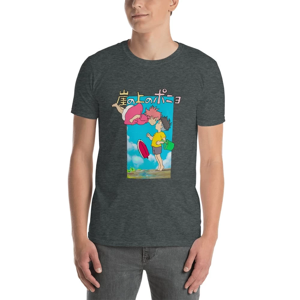 Ponyo On The Cliff By The Sea Poster T Shirt Unisex 11 Ponyo On The Cliff By The Sea Poster T Shirt Unisex - Image 9