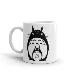 My Neighbor Totoro Black & White Mug -Ghibli Shop mockup 52349307