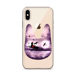 Kiki’s Delivery Service – Purple Jiji IPhone Case -Ghibli Shop mockup 54e5cfed
