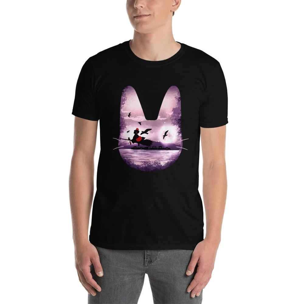 Kiki’s Delivery Service – Purple Jiji T Shirt Unisex 4 Kiki’s Delivery Service – Purple Jiji T Shirt Unisex - Image 2