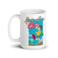 Ponyo On The Cliff By The Sea Poster Coffee Mug -Ghibli Shop mockup 5c9e1d72