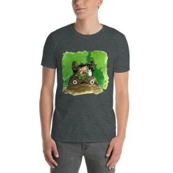 My Neighbor Totoro & Mei Water Color Art T Shirt -Ghibli Shop mockup 5e9a77c1