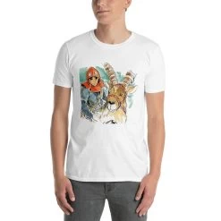 Princess Mononoke – Ashitaka Water Color T Shirt -Ghibli Shop mockup 63447571 1